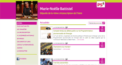 Desktop Screenshot of marienoelle-battistel.fr