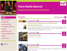Tablet Screenshot of marienoelle-battistel.fr